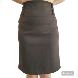 SIXT Milano, Made in Italy - Brown Knee-Length Pencil Skirt Size L